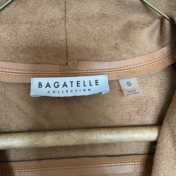 Faux leather women’s jacket brown - Picture 10 of 12